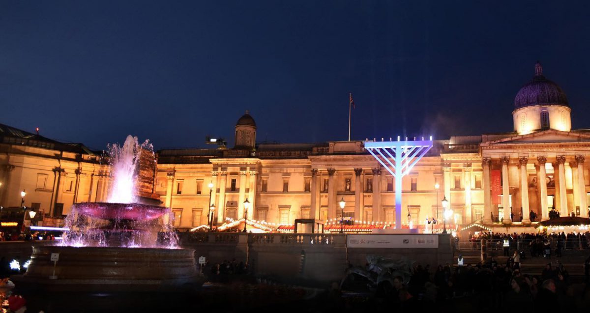 Hannukah Lighting in London