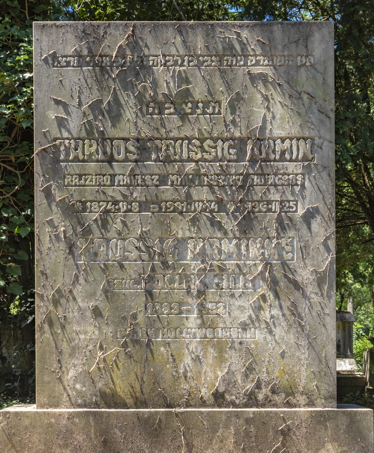Grave of Graphic Artist Ármin Tardos-Taussig