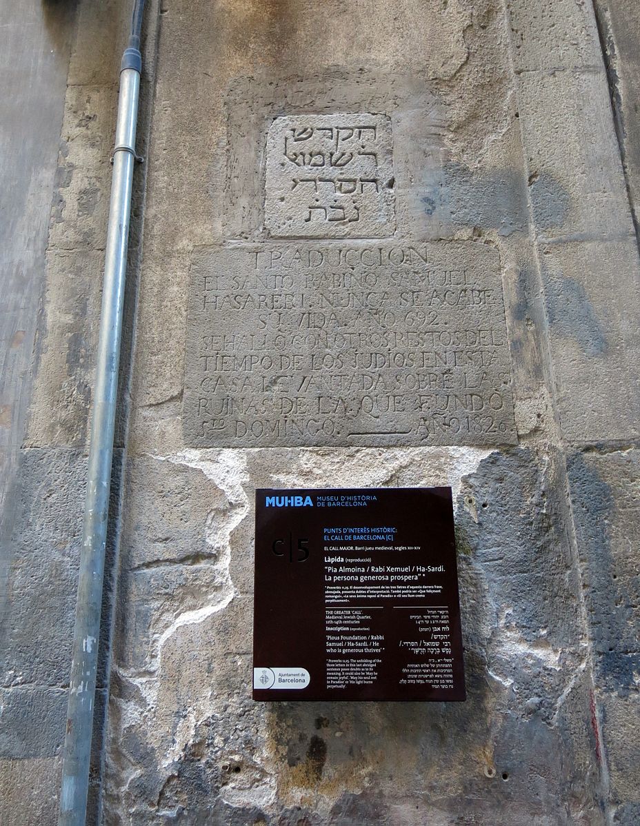 Hebrew Inscriptions at Marlet Street
